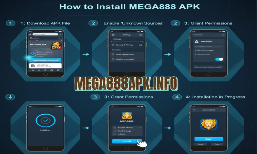 How to Install MEGA888 APK